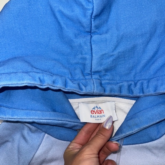 Balmain x Evian gradient-effect hoodie - Picture 5 of 8